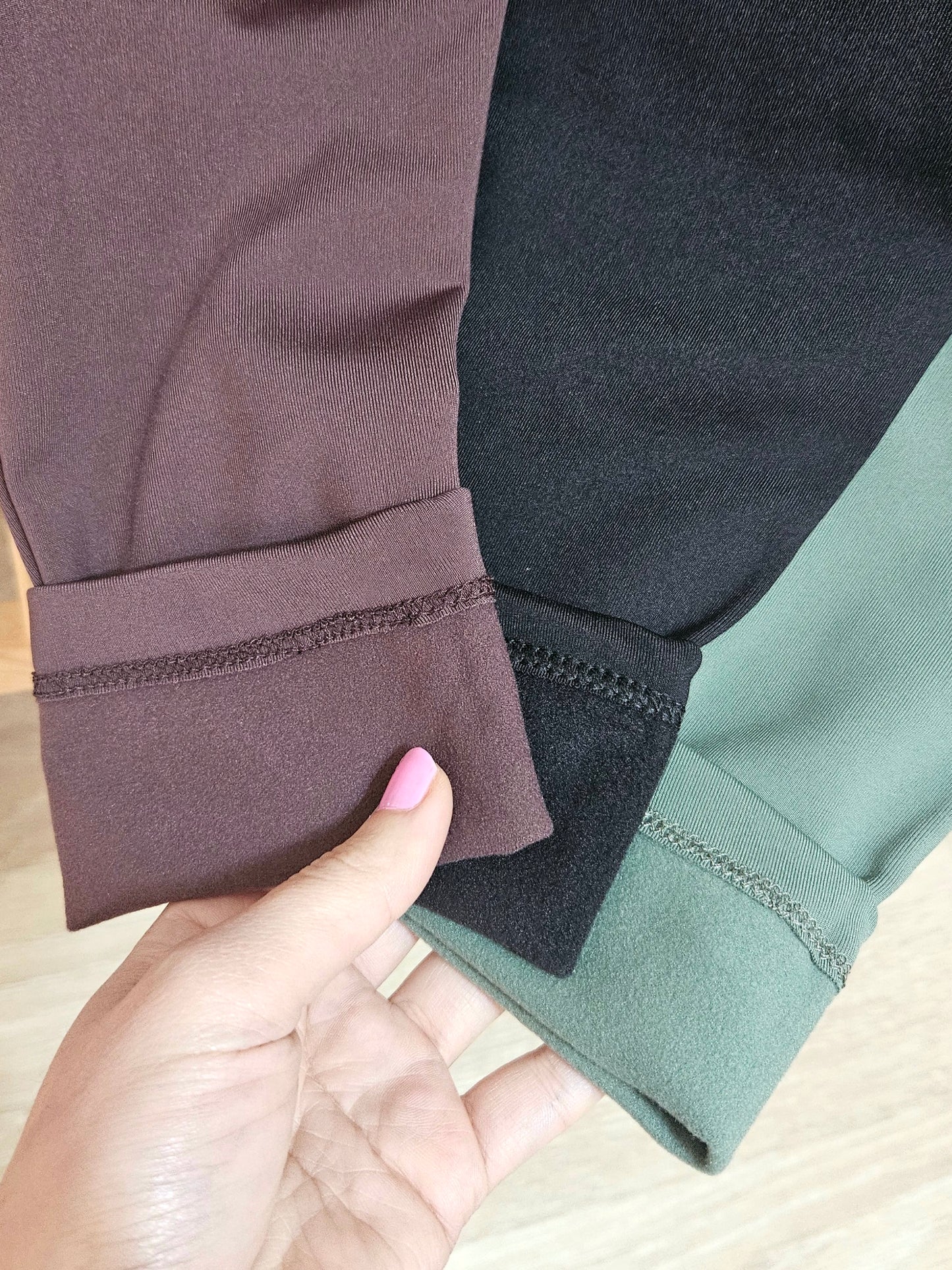 İçi Şardonlu Siyah Oysho Tayt